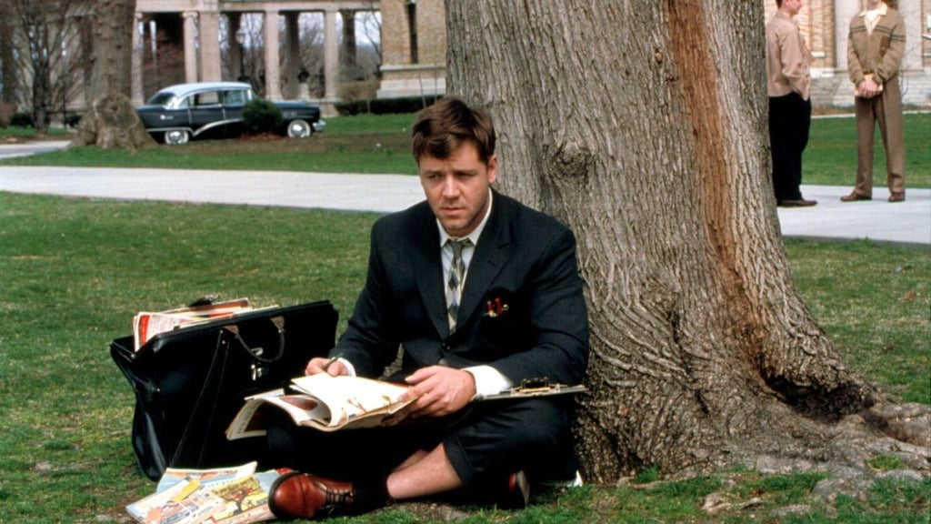 Russell Crowe in "A Beautiful Mind."