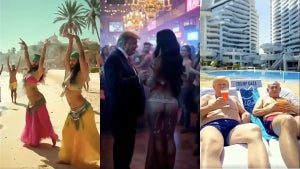Unhinged 'Gaza Trump' clip mocked