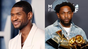 Usher and Kendrick Lamar