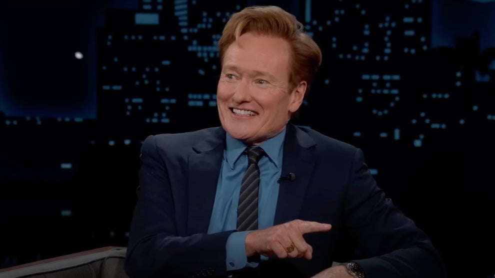 Conan O'Brien on "Jimmy Kimmel Live!" (Credit: ABC)