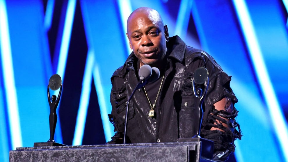 Dave Chappelle speaks onstage during the 2024 Rock & Roll Hall Of Fame Induction Ceremony streaming on Disney+ at Rocket Mortgage Fieldhouse on October 19, 2024 in Cleveland, Ohio