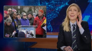 Desi Lydic hosts "The Daily Show" (Comedy Central)