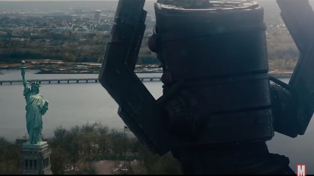Ralph Ineson as Galactus in Marvel's "The Fantastic Four: First Steps" (Marvel Studios)