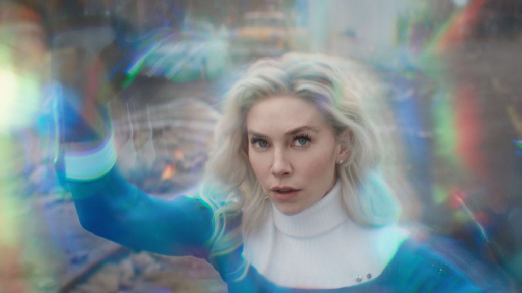 Vanessa Kirby as Sue Storm in Marvel's "The Fantastic Four: First Steps" (Marvel Studios)