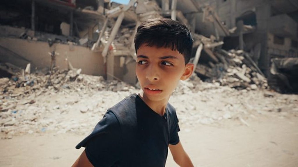 BBC Two's "Gaza: How to Survive a Warzone" (Credit: BBC)