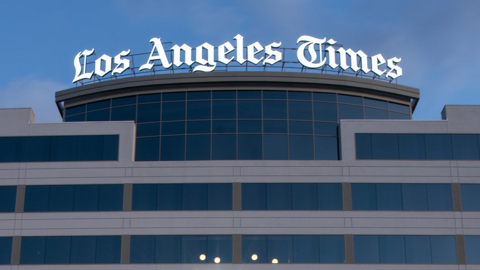 The Los Angeles Times building (Credit: Kent Nishimura / Los Angeles Times)