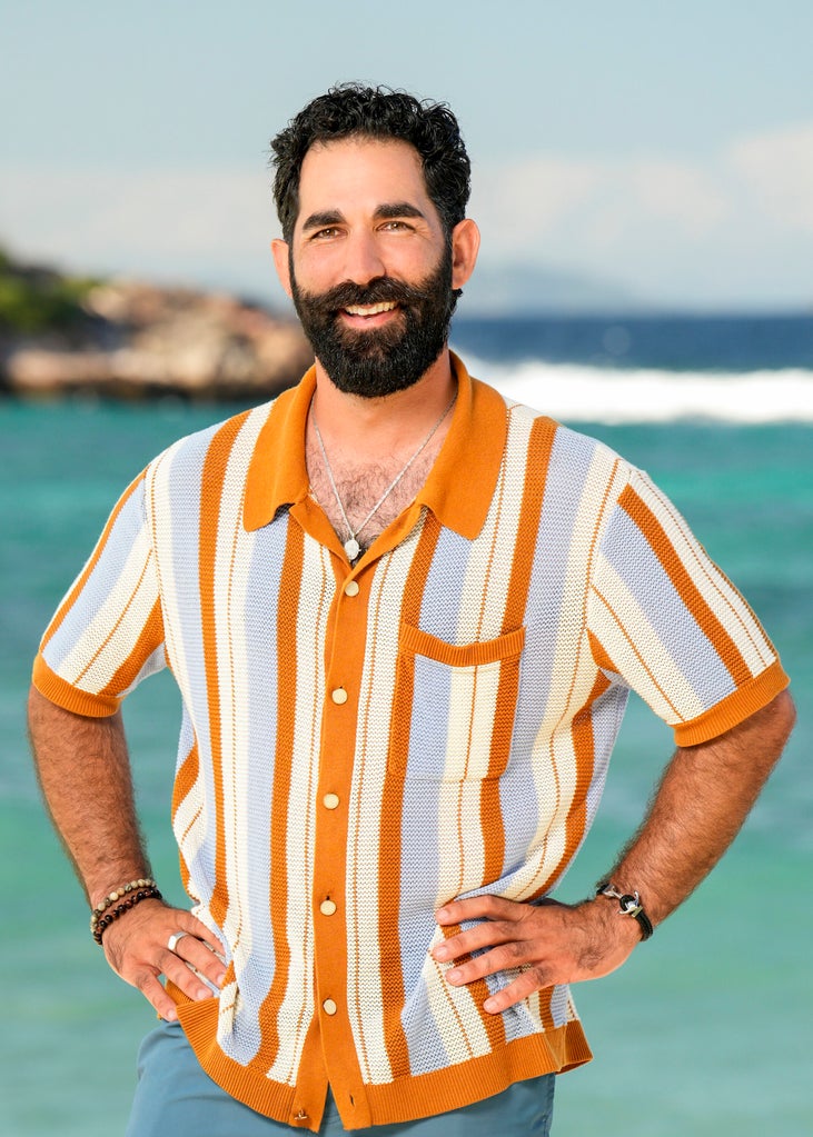 Shauhin Davari from the "Survivor" Season 48 (Credit: Robert Voets/CBS)