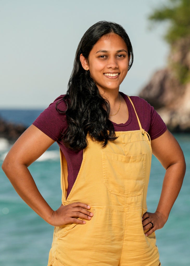 Kamilla Karthigesu from "Survivor" Season 48 (Credit: Robert Voets/CBS)