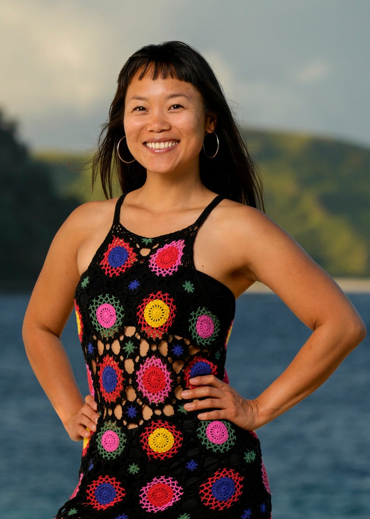 Mary Zheng from "Survivor" Season 48 (Credit: Robert Voets/CBS)