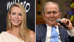 Chelsea Handler and George W. Bush (Getty Images)