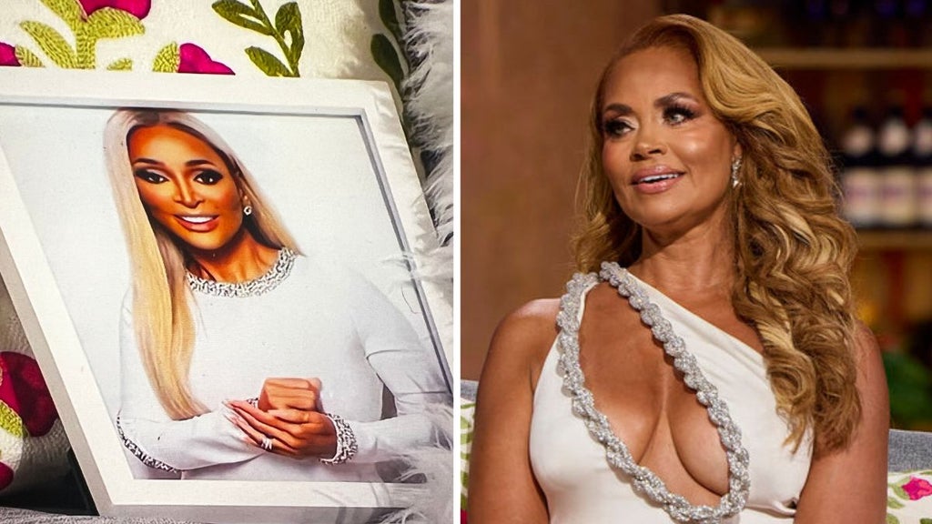 Photo of Karen Huger, Gizelle Bryant at the Season 9 reunion of "The Real Housewives of Potomac" (Bravo)