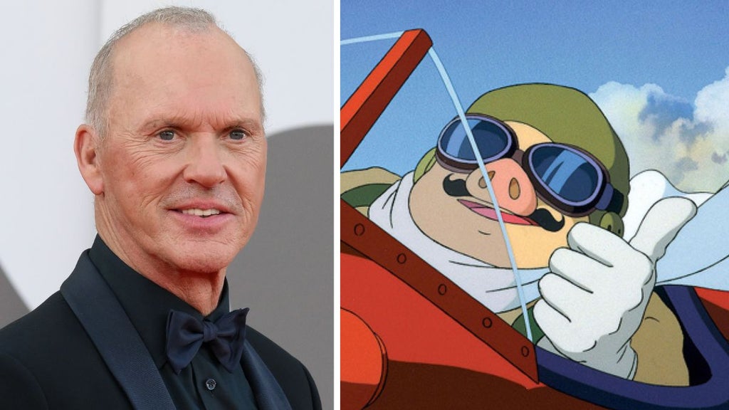 Michael Keaton, Porco Rosso from "Porco Rosso" (Getty Images, Disney, Toho Co.)
