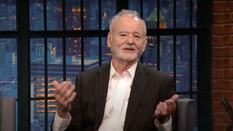 Bill Murray on "Late Night With Seth Meyers" (NBC)