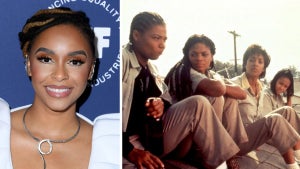 Syreeta Singleton and "Set It Off" (Getty Images, New Line Cinema)