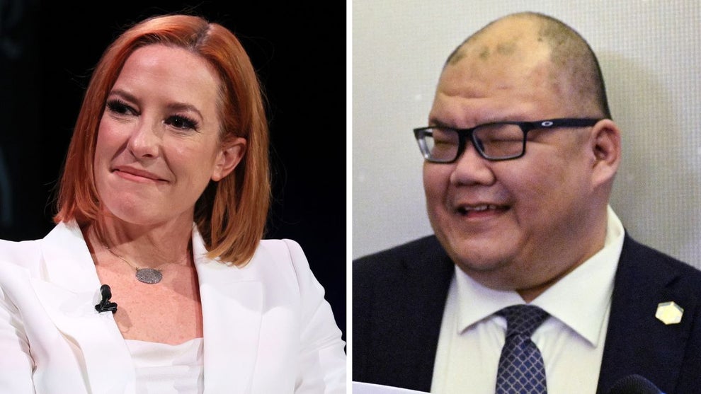 Jen Psaki and Steven Cheung (Credit: Getty Images)