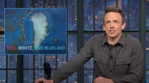 Seth Meyers talks Greenland during "A Closer Look" (NBC)