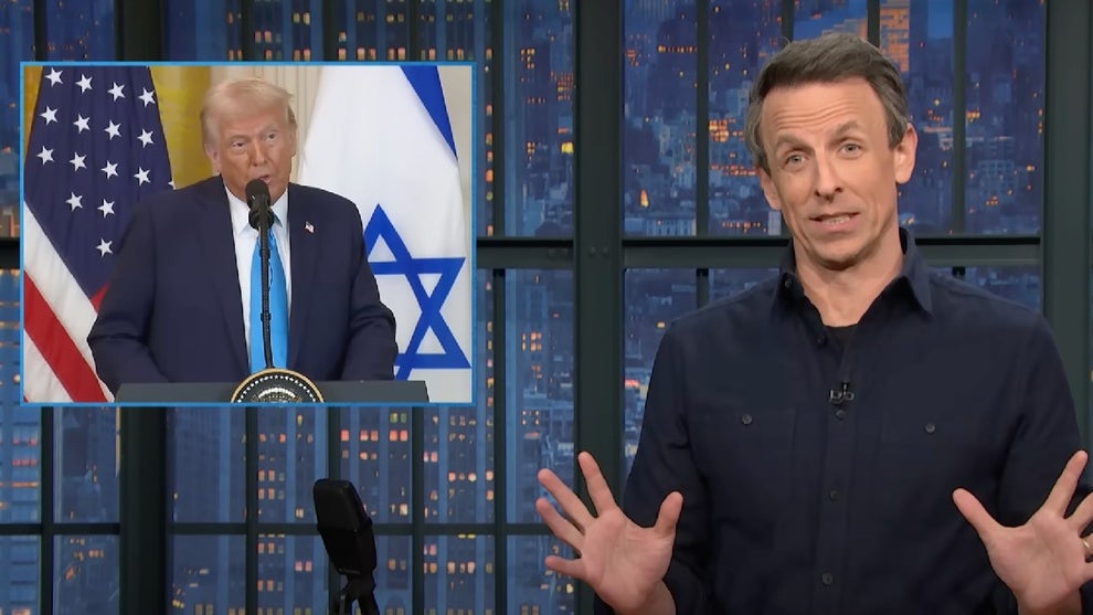 Seth Meyers during "A Closer Look" (NBC)