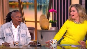 Whoopi Goldberg and Sara Haines on "The View" (ABC)
