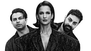 Asif Ali, Poorna Jagannathan, and Saagar Shaikh in Hulu’s original series “Deli Boys” ( Photo Credit: Arsenii Vaselenko for TheWrap)