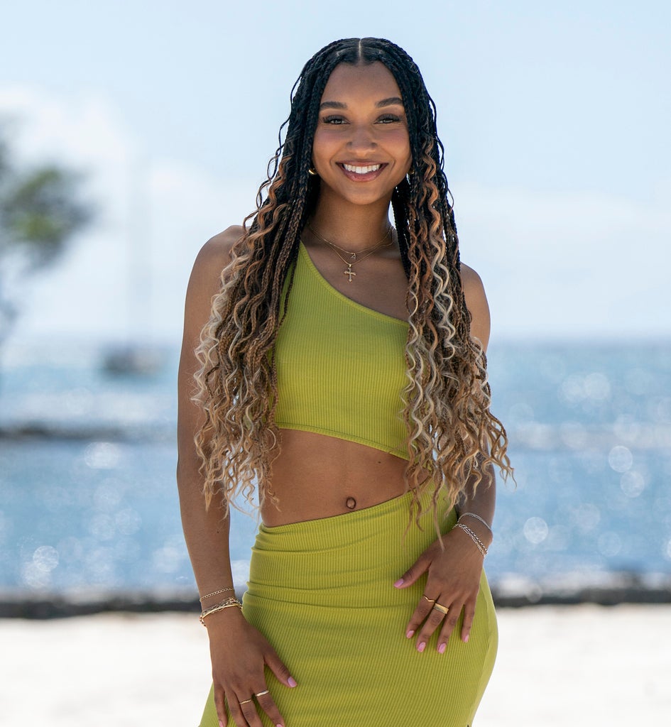 Amiah Brooks in Season 1 of Temptation Island. (Credit: Tyler Golden/Netflix)
