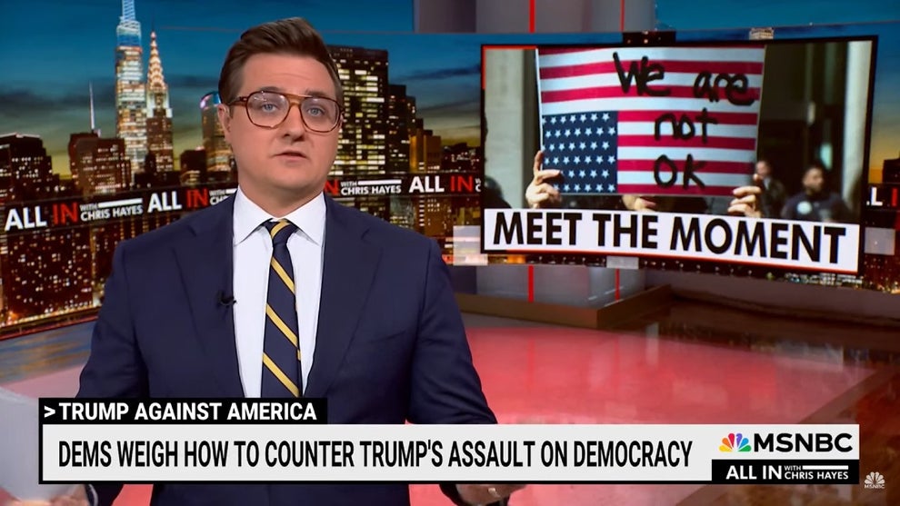 Chris Hayes urges democrats 'now is the time to break glass'