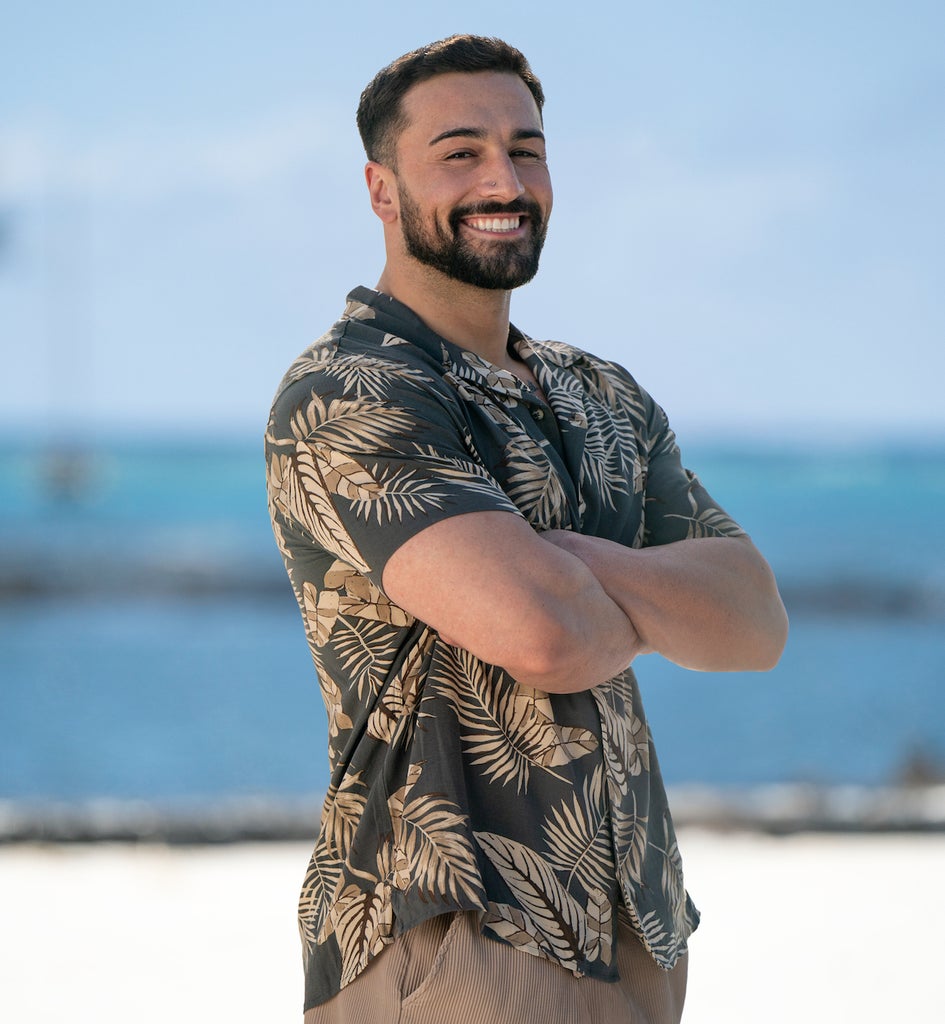 Chris Kotselidis in season 1 of Temptation Island. (Credit: Tyler Golden/Netflix)