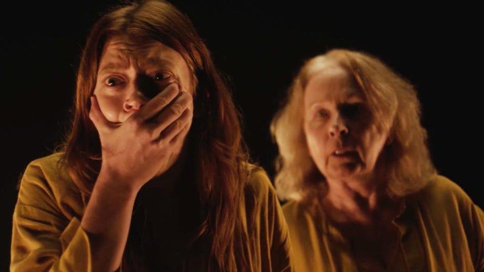 Colby Minifie and Kate Burton in "The Surrender."