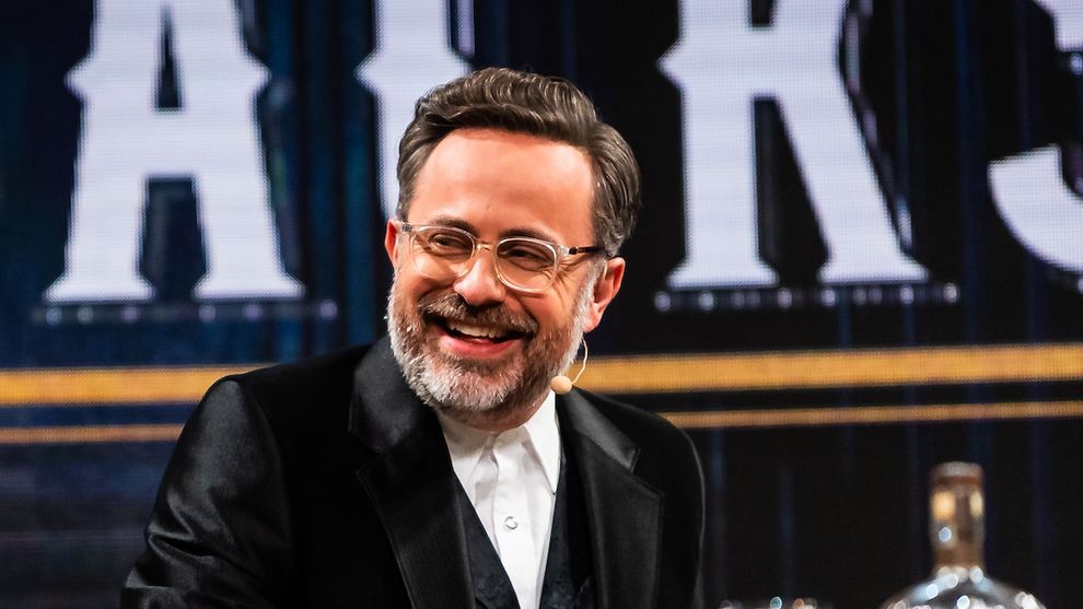 Jeremy Boreing speaks at Daily Wire Presents Backstage Live at Ryman Auditorium on October 12, 2021 in Nashville, Tennessee. (Credit: Keith Griner/Getty Images)