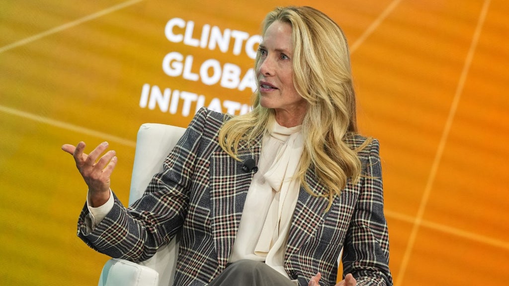 Laurene Powell Jobs at Clinton Global Initiative Summit, September 24, 2024