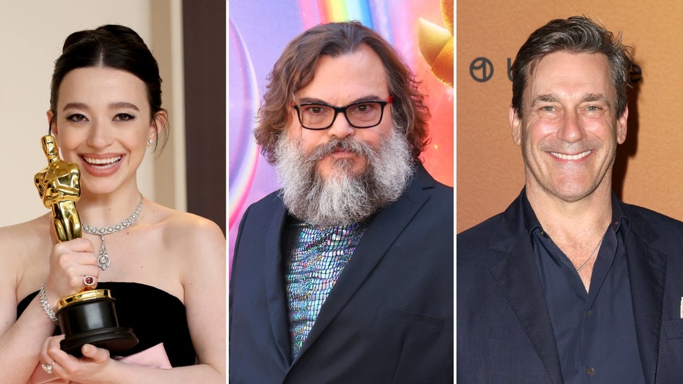 Mikey Madison, Jack Black and Jon Hamm
