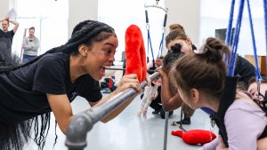 Funding for Maryland youth ballet program serving children with physical disabilities threatened by the Trump administration's potential elimination of a National Endowment for the Arts "DEI" grant. (Credit: Valerie Plesch for The Washington Post via Getty Images)