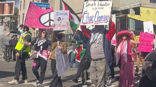 Pro-Palestinian Protestors Block Traffic to Oscars Near Dolby Theatre