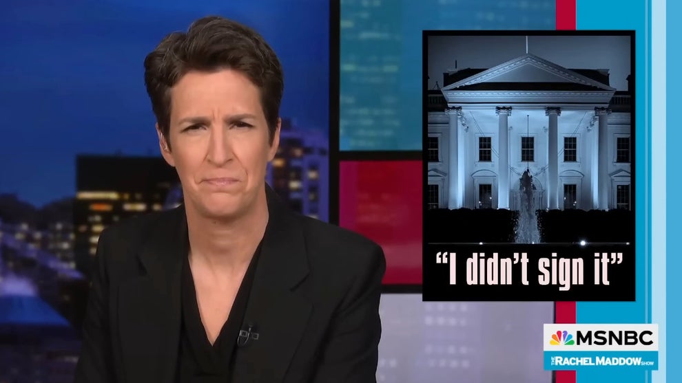 Rachel Maddow on the March 24, 2025 edition of "The Rachel Maddow Show." (MSNBC)