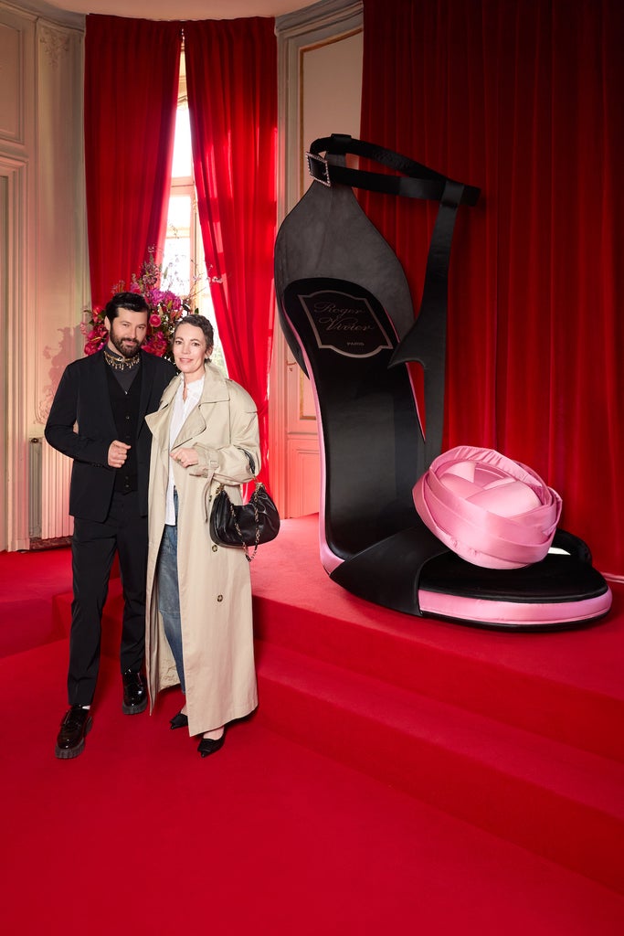 Roger Vivier- Olivia Colman and Gherardo Felloni