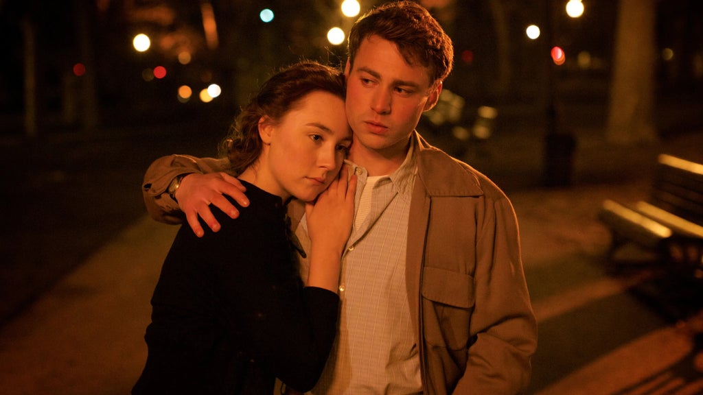 Saoirse Ronan and Emory Cohen in "Brooklyn."