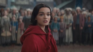 Rachel Zegler in "Snow White." (Credit: Disney)