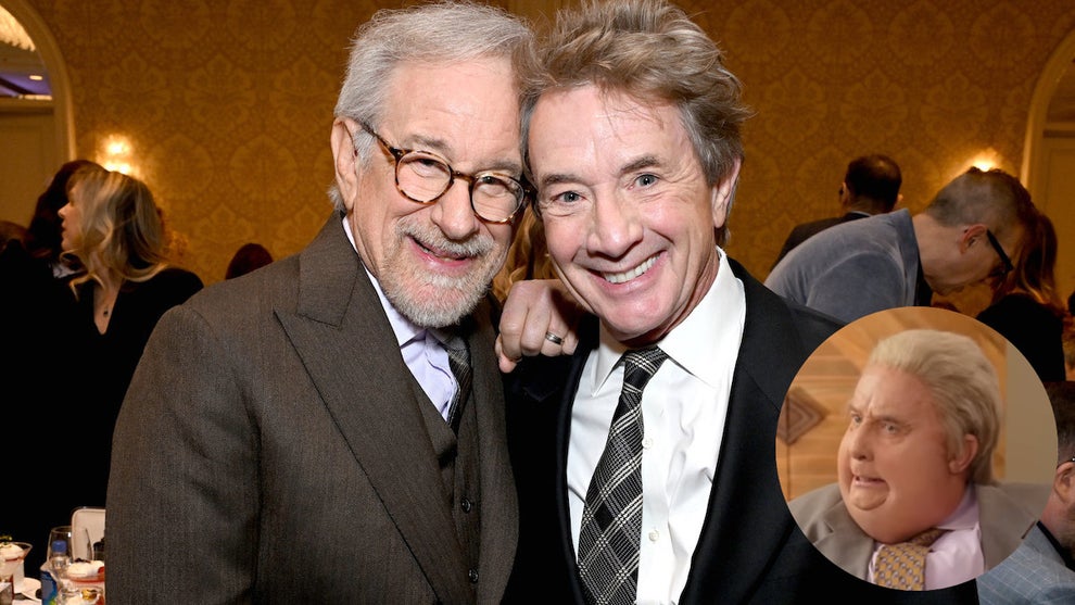 Steven Spielberg and Martin Short