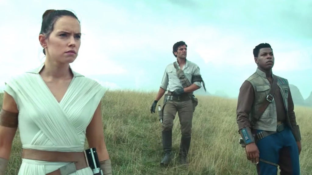 Daisy Ridley, Oscar Isaac and John Boyega in "Star Wars: The Rise of Skywalker" (Credit: LucasFilm)