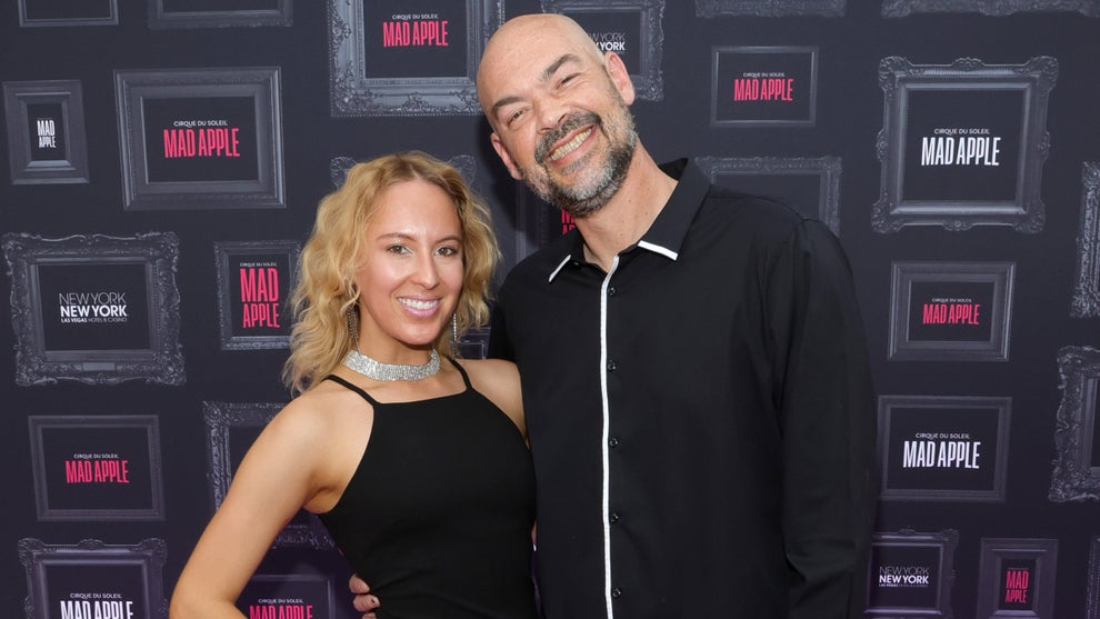 Victoria and Aaron Goodwin from "Ghost Adventures" attend the premiere of "Mad Apple by Cirque du Soleil" on May 26, 2022 in Las Vegas, Nevada. (Ethan Miller/Getty Images)