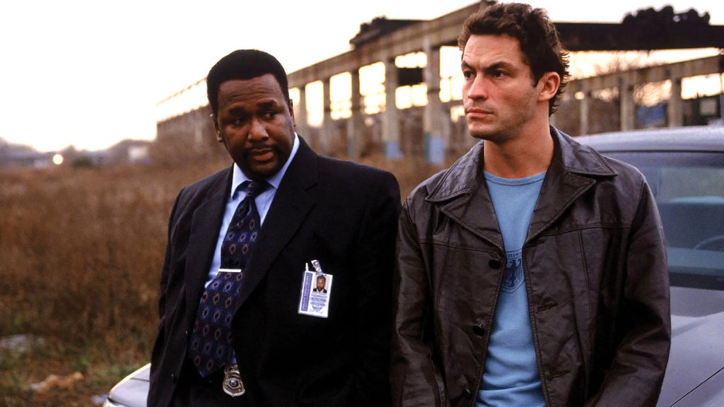 Wendell Pierce and Dominic West in "The Wire." (HBO)