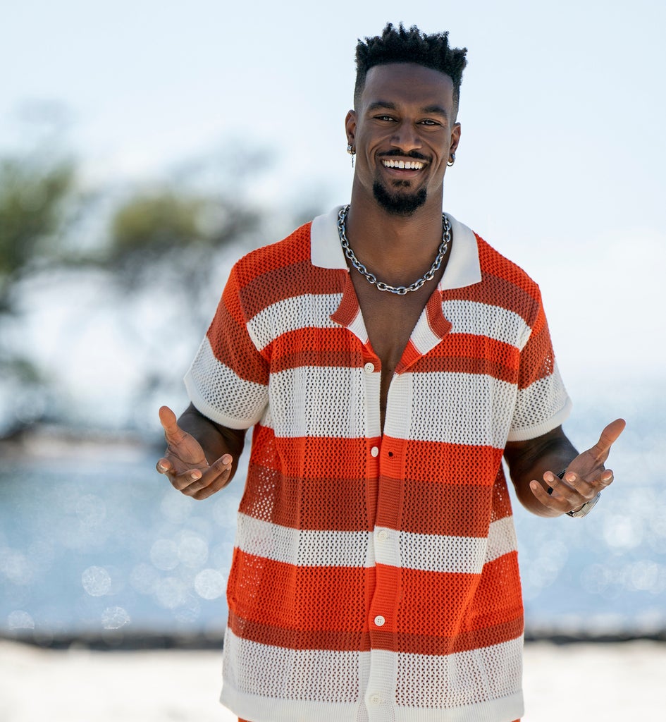 Yamen Sanders in season 1 of Temptation Island. (Credit: Tyler Golden/Netflix)