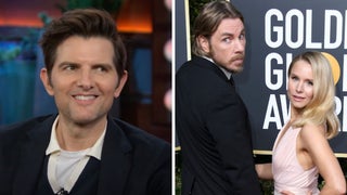 Adam Scott Plays ‘Borderline Abusive’ Voice Memos From Dax Shepard and Kristen Bell Scolding Him for ‘Severance’ Cliffhangers | Video