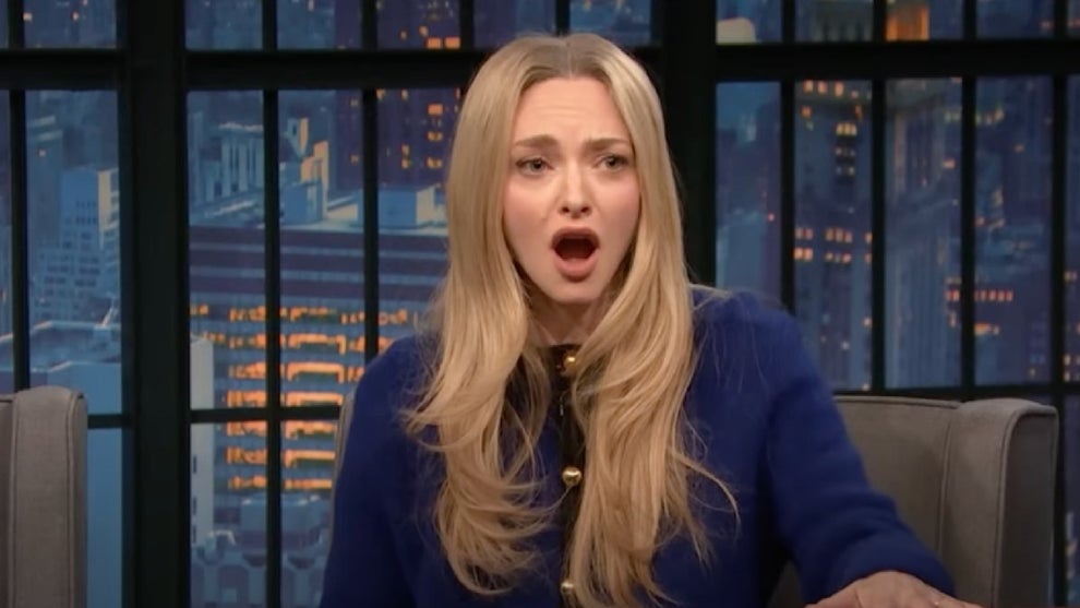 Amanda Seyfried on "Late Night" (Seth Meyers)