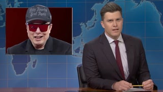 ‘SNL’ Crowd Roars as Colin Jost Dubs Elon Musk ‘White Kanye’ During Weekend Update | Video