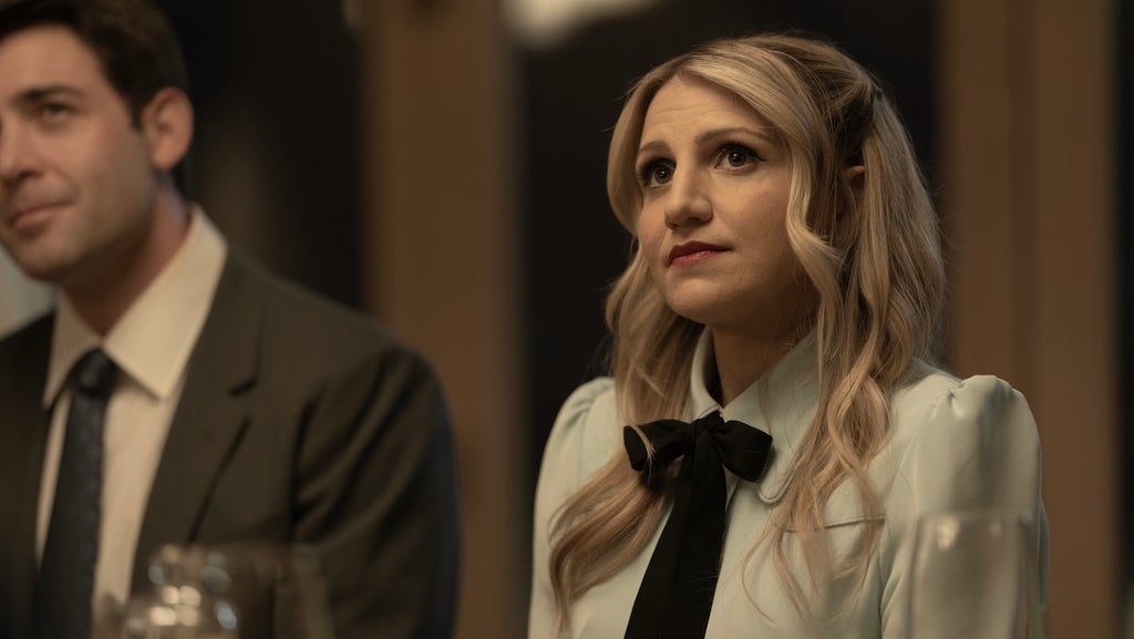 James Wolk as Ben Reed and Annaleigh Ashford as Melissa Reed in Happy Face, episode 3,