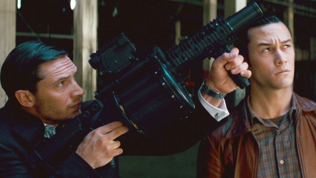 Tom Hardy and Joseph Gordon-Levitt in Inception