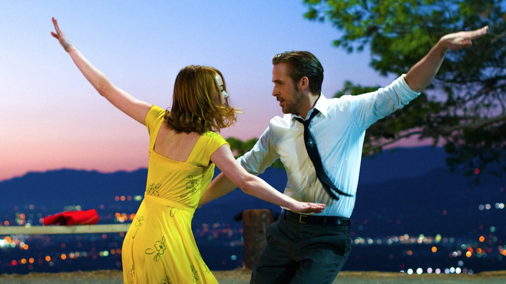 Emma Stone and Ryan Gosling in "La La Land"