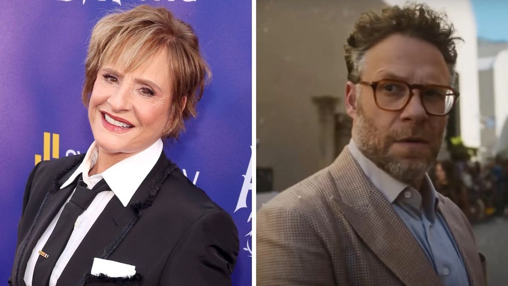 Patti LuPone/Seth Rogen (Getty Images/Apple TV)