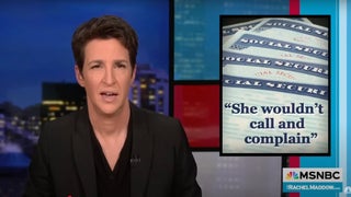 Rachel Maddow ‘Can’t Bear to Watch’ Trump’s Social Security Cuts: ‘A Fraudster Always Makes the Loudest Noise’ | Video