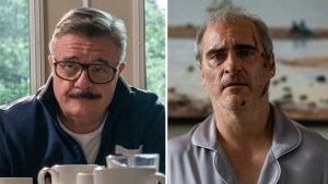 Joaquin Phoenix and Nathan Lane in "Beau Is Afraid" (Credit: A24)